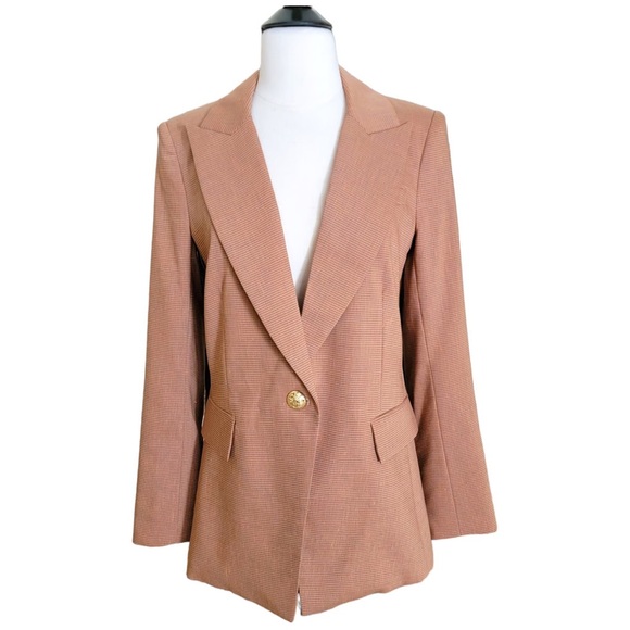 Veronica Beard Brown Blazer with Gold Buttons - Picture 4 of 13